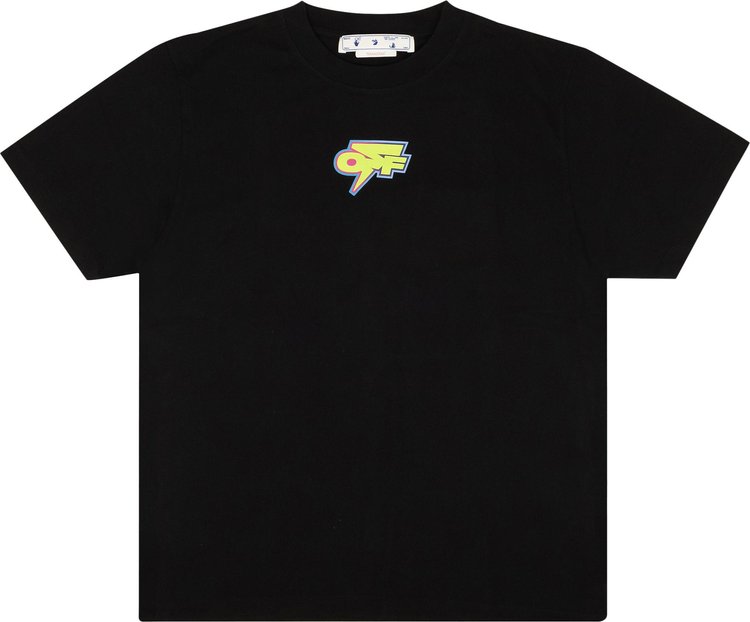 Buy Off-White Degrade Thunder T-Shirt 'Black' - OMAA027F22JER0071070 | GOAT