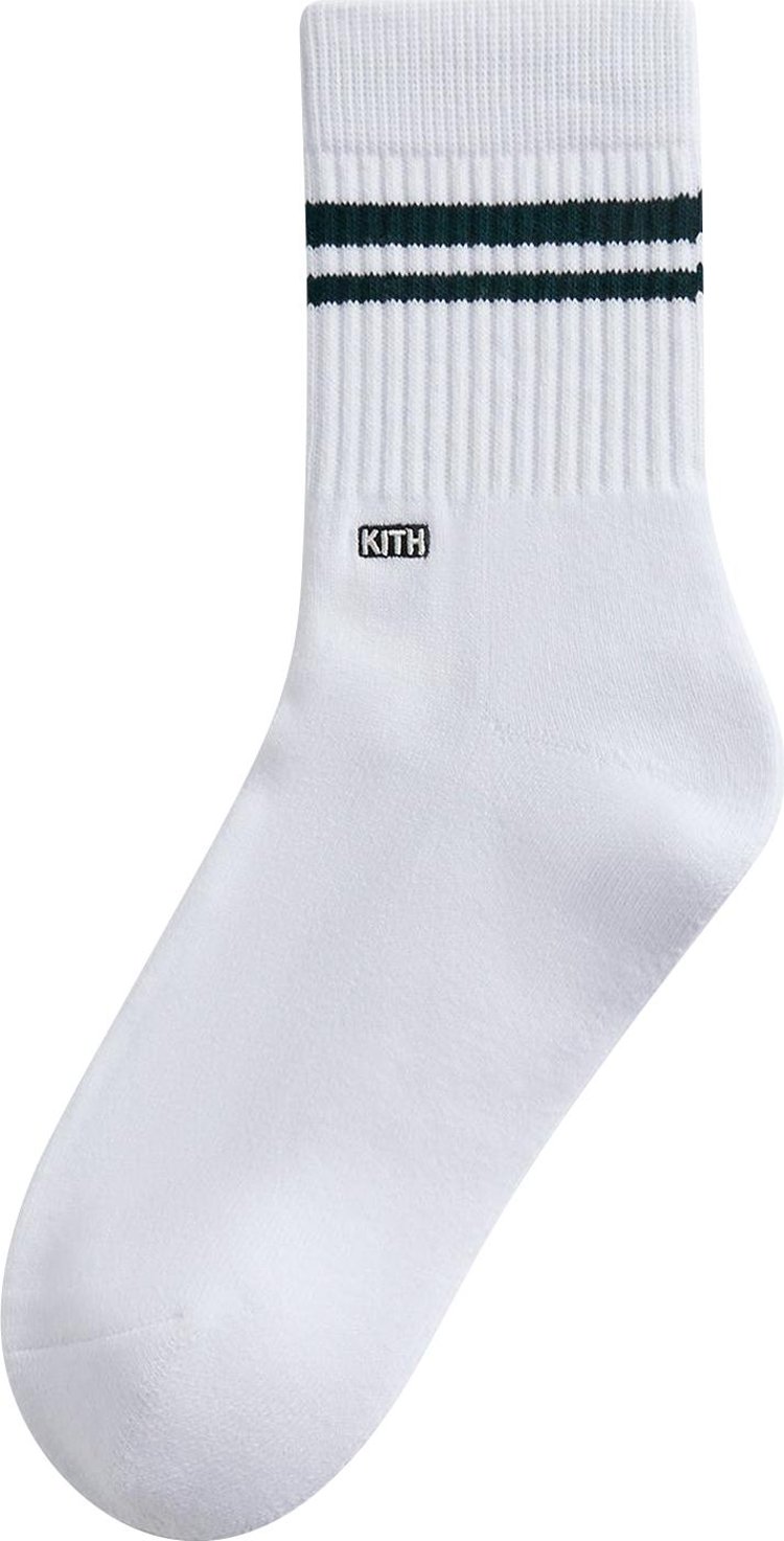Kith Summer Stripe Mid-Length Sock 'White'