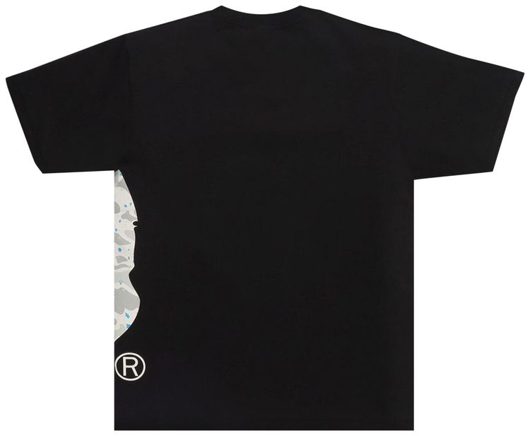BAPE Space Camo Side Big Ape Head T Shirt Black