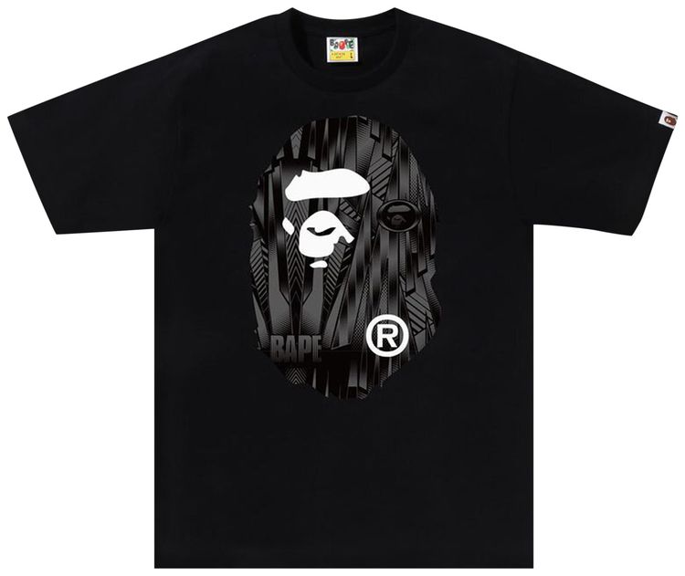 BAPE Speed Racer Big Ape Head Tee Black