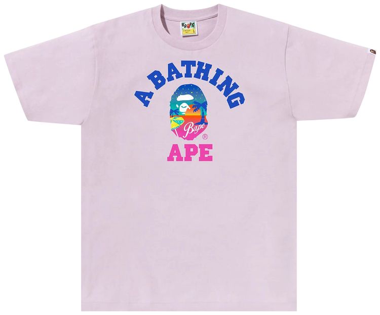 BAPE Sunset Beach Tee Purple