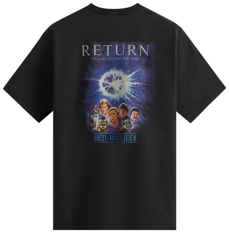 Kith x Star Wars RETURN OF THE JEDI Poster Vintage Tee Black
