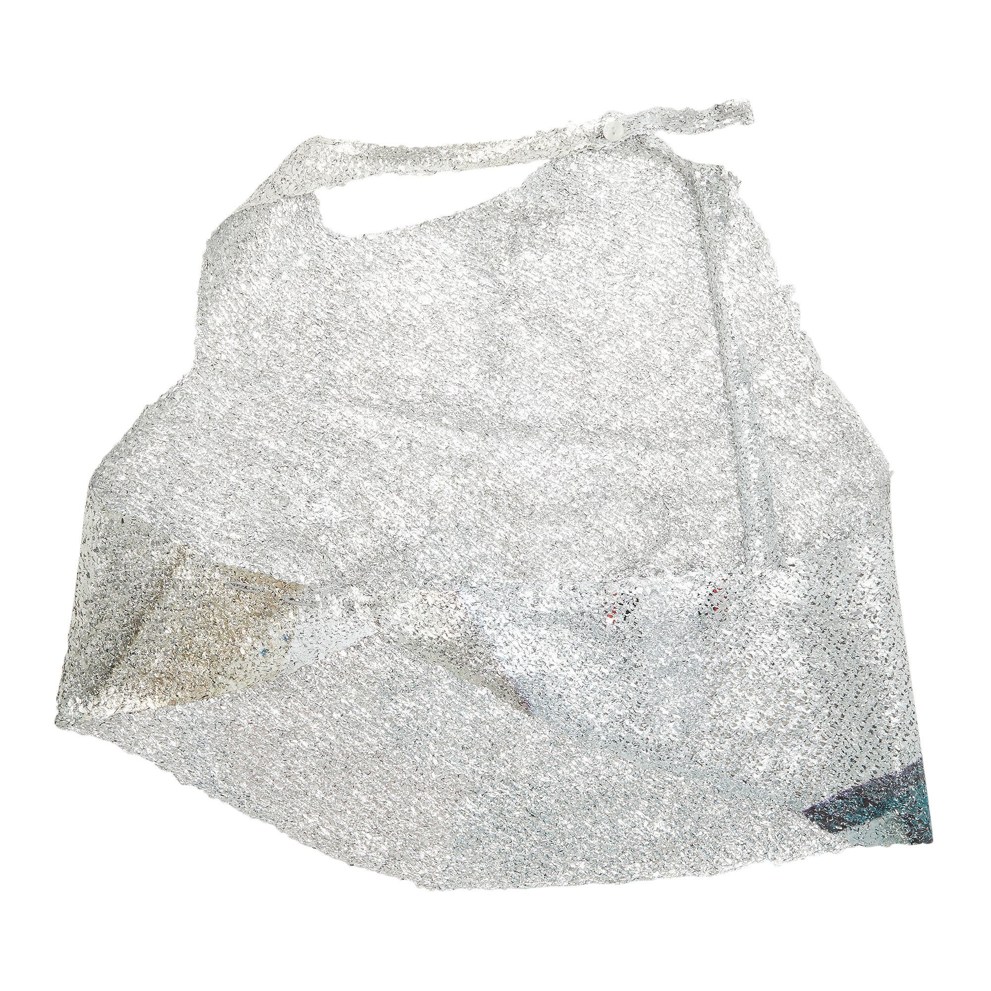 Buy Eckhaus Latta Foil Haulter Top 'Silver Underwood' - 7038
