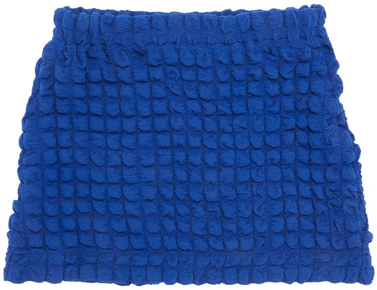 Eckhaus Latta Bubble Mini Skirt Cobalt