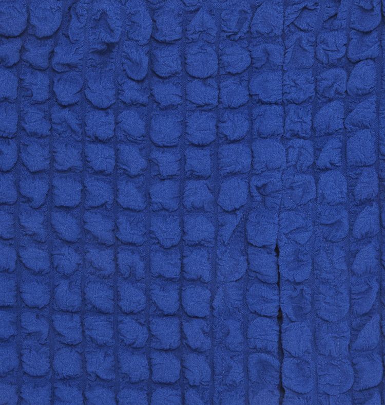 Eckhaus Latta Bubble Mini Skirt Cobalt