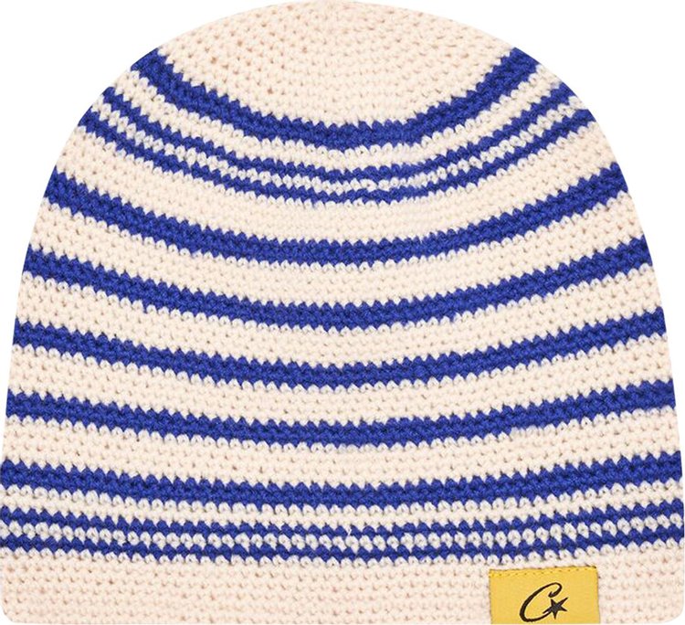 Corteiz Crochet Beanie 'Striped Blue'