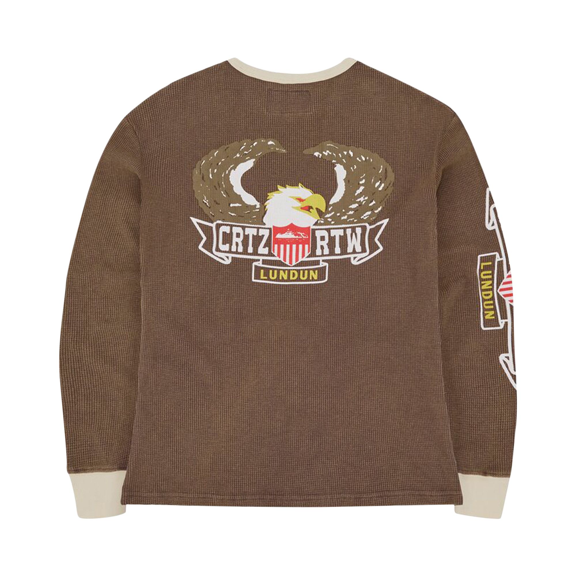 トップス CORTEIZ DIPSET WAFFLE LONGSLEEVE Buy Corteiz Dipset Waffle Long-Sleeve 'Washed Black' - 7892