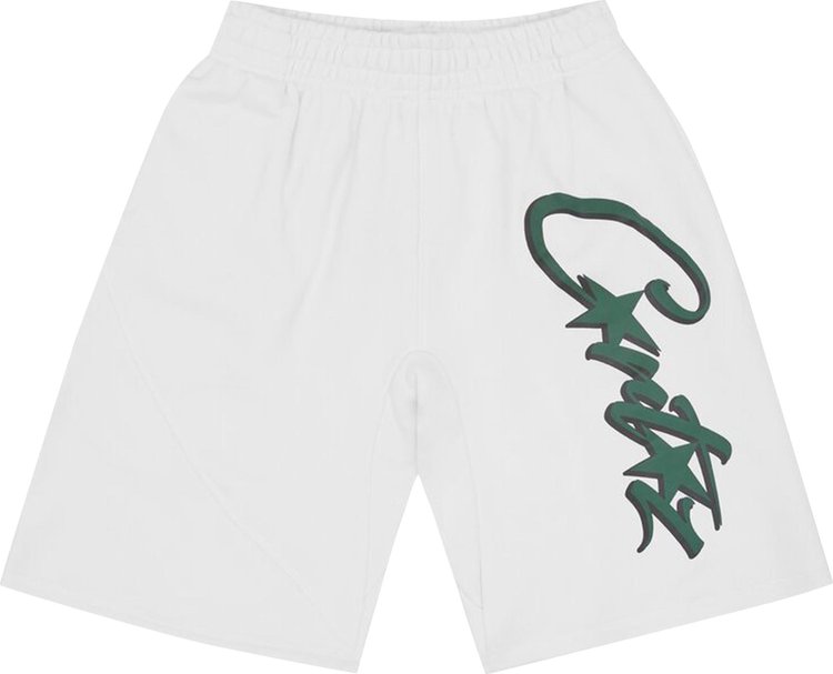 Buy Corteiz Allstarz Shorts 'White/Green' - 7892 1SS230202AS WHIT | GOAT
