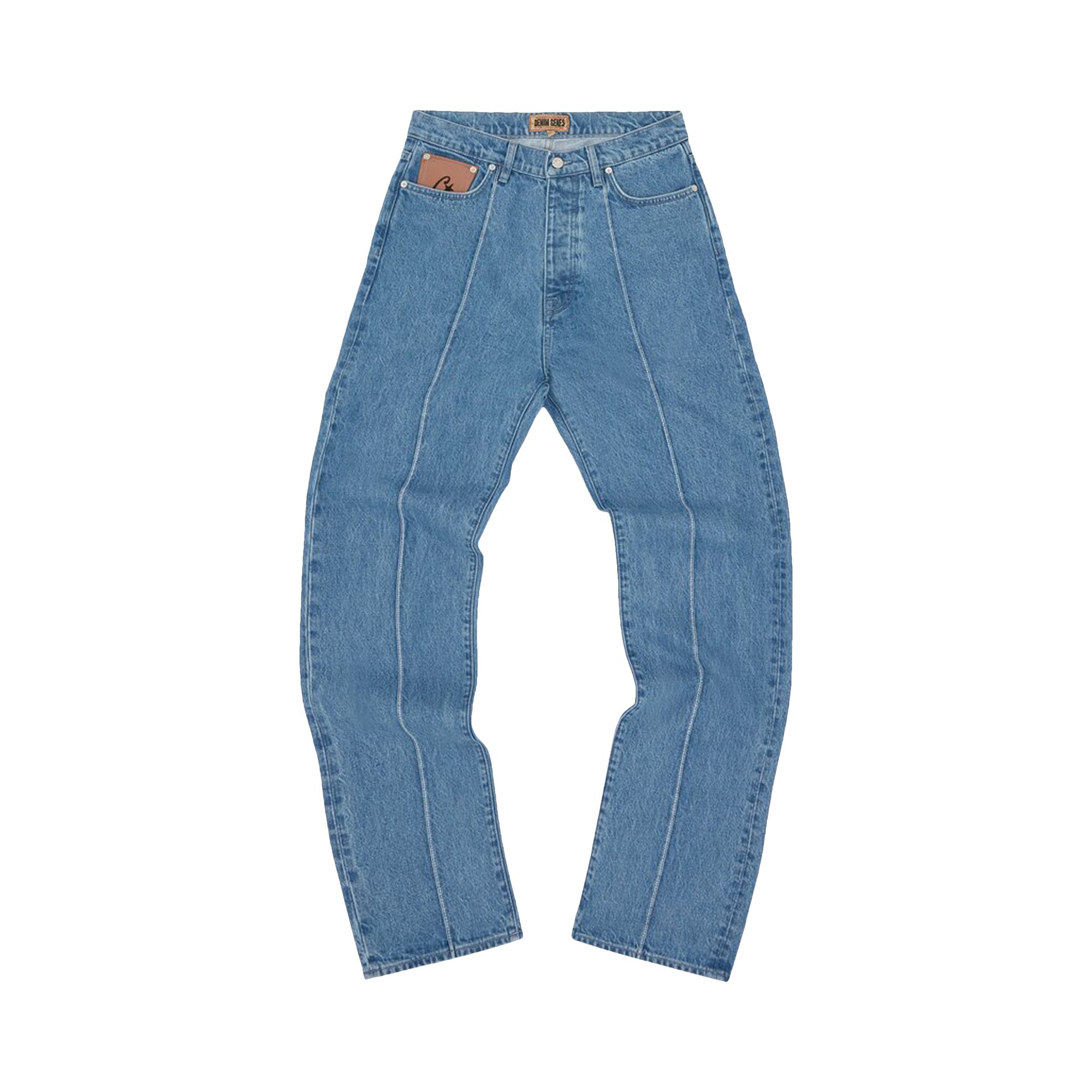 Buy Corteiz C-Star Denim Jeans 'Blue' - 7892 1SS230201CDJ BLUE | GOAT
