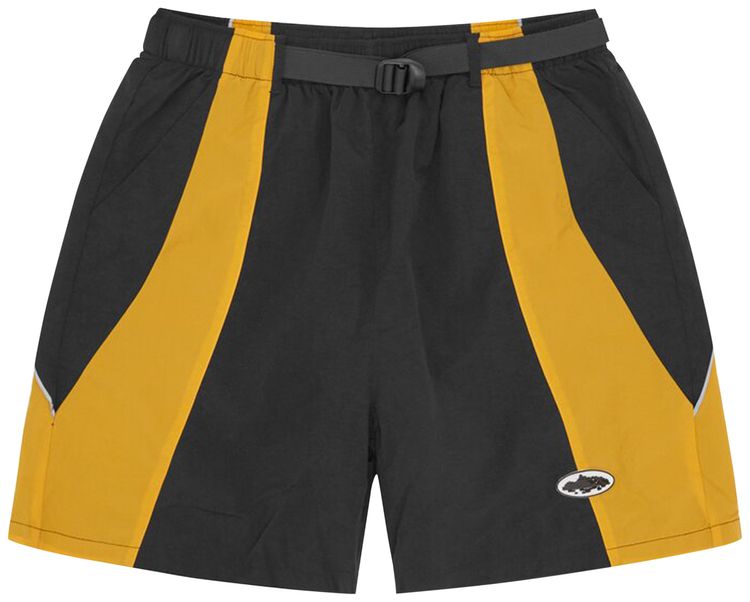Corteiz Spring Shorts BlackYellow