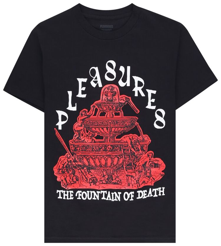 Pleasures Fountain T Shirt Black