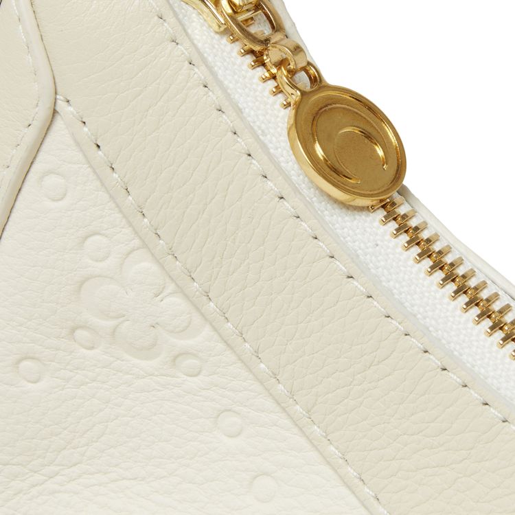 Marine Serre Moonogram Embossed Leather Eclips Beige