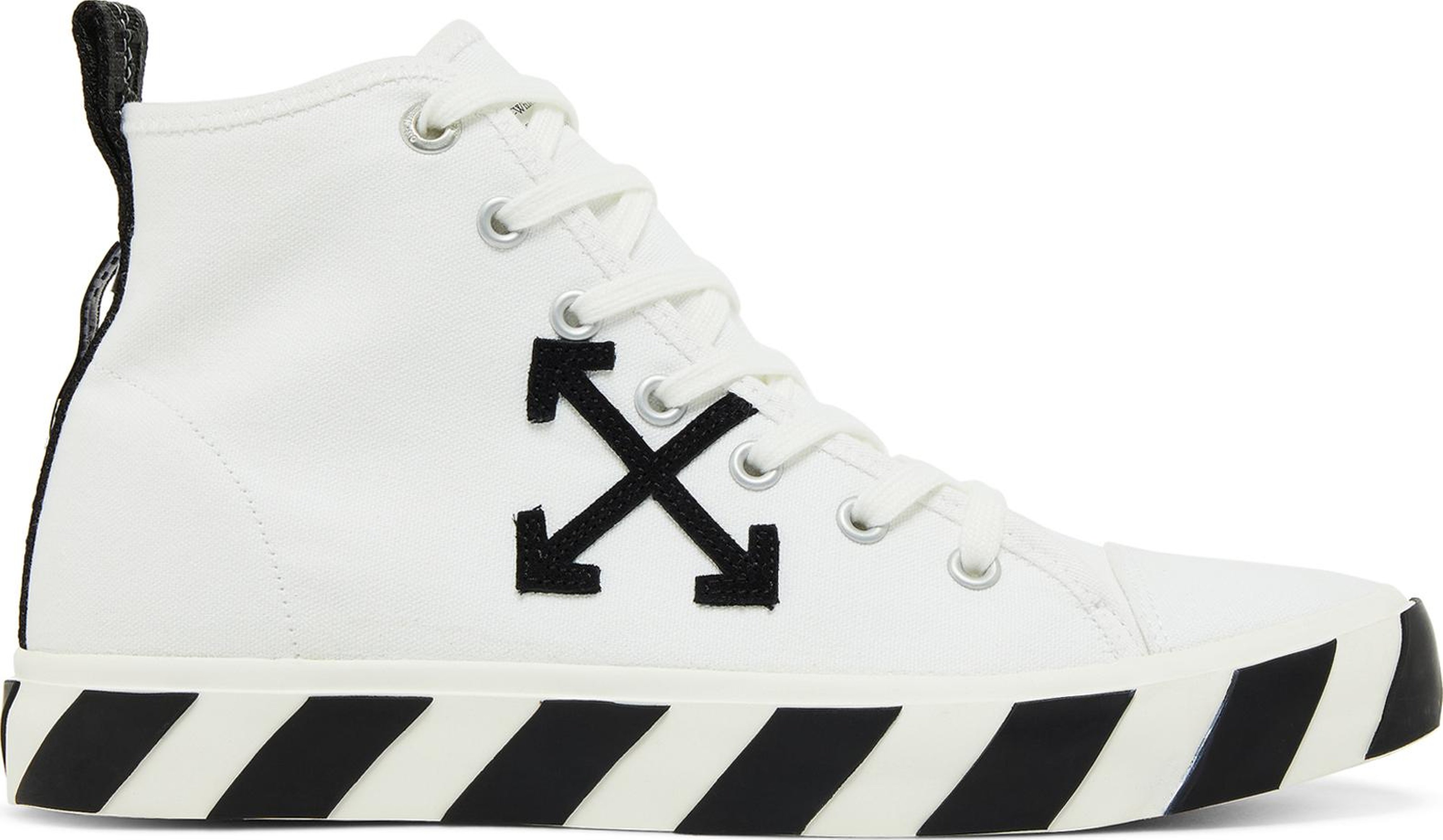 Buy Off-White Vulc Sneaker Mid 'White Black' - OMIA119C99FAB001 0110 ...