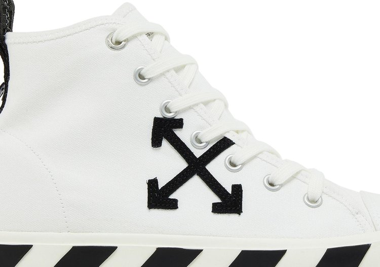 Off White Vulc Sneaker Mid White Black