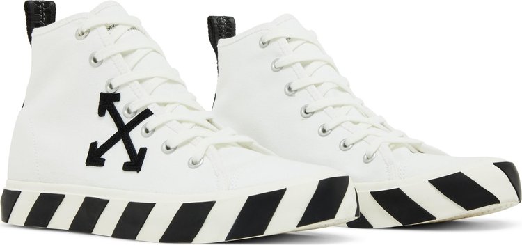 Off White Vulc Sneaker Mid White Black