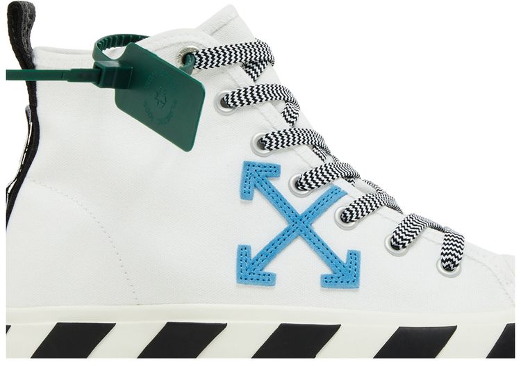 Off White Vulcanized Mid White Blue