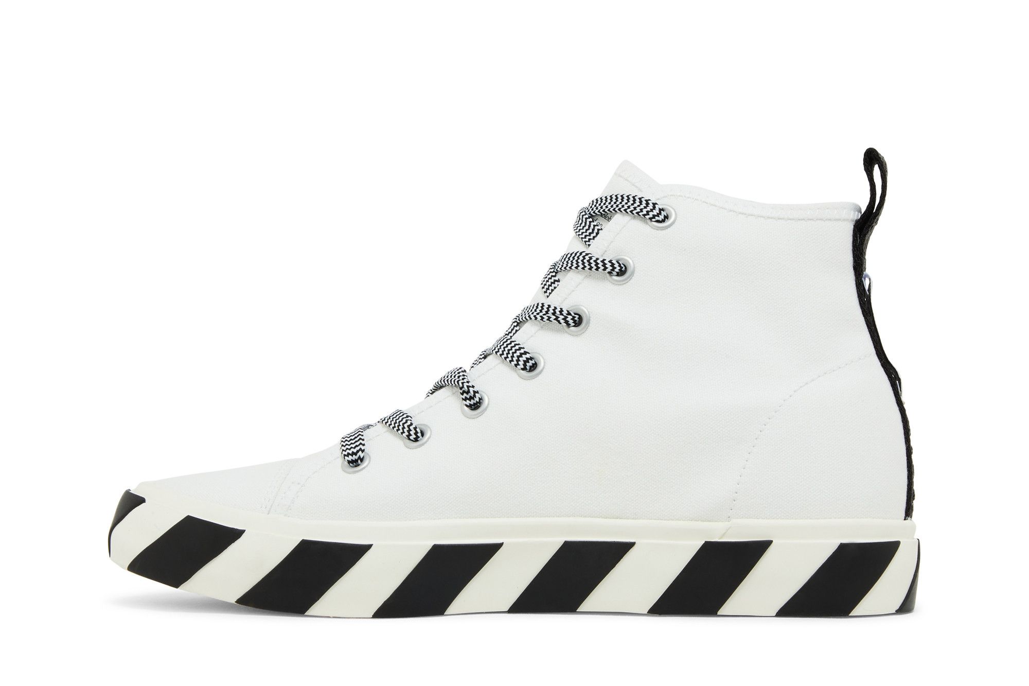 Size 10.0 Off White Vulcanized Mid White Blue