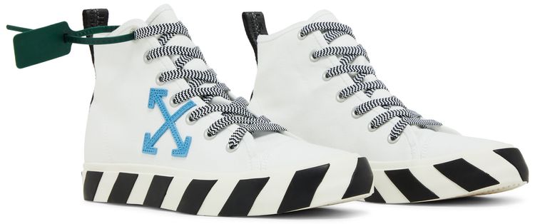 Off White Vulcanized Mid White Blue
