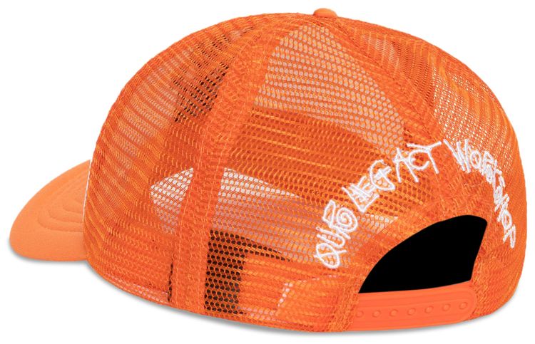 Stussy x Our Legacy Work Shop Trucker Hat Orange