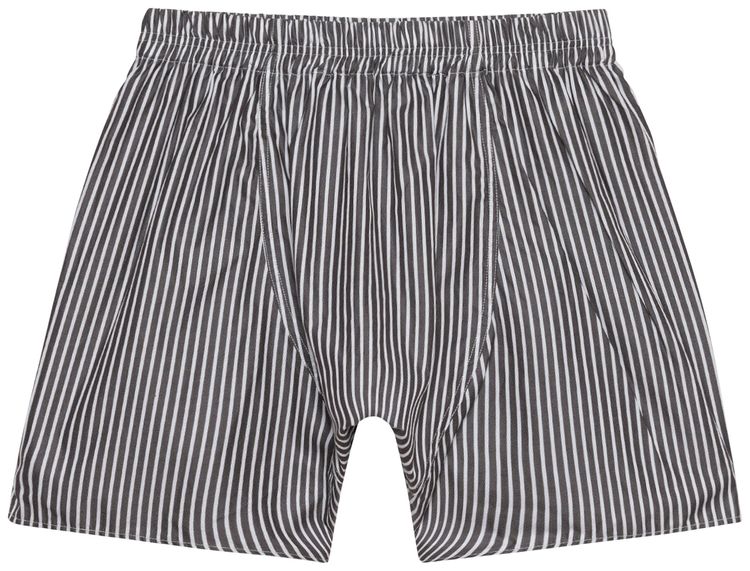 Stussy x Our Legacy Work Shop Boxer Short Black Business Stripe