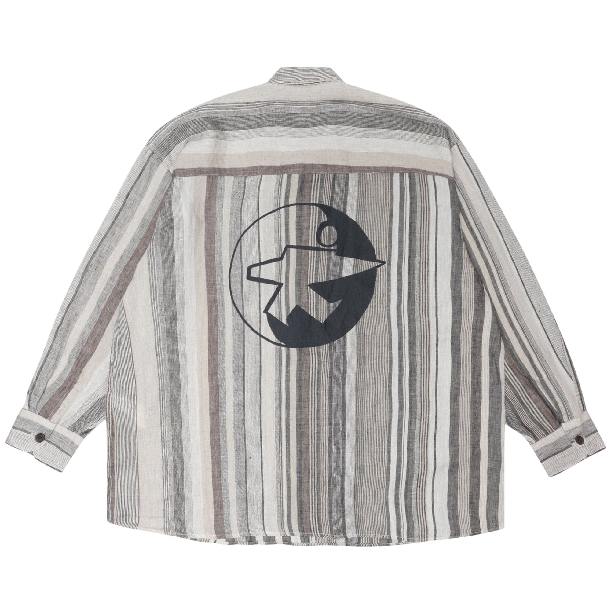 Buy Stussy x Our Legacy Work Shop Borrowed Shirt 'Raw Linen Stripe Buy Stussy x Our Legacy Work Shop Borrowed Shirt 'Raw Linen Stripe