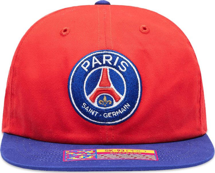 Paris Saint-Germain x Fan Ink Snapback Front Patch 1970 Back Embroidered Hat 'Red/Blue'