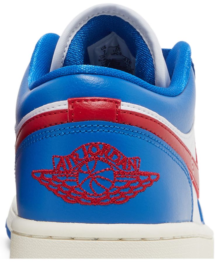 Wmns Air Jordan 1 Low Sport Blue Gym Red