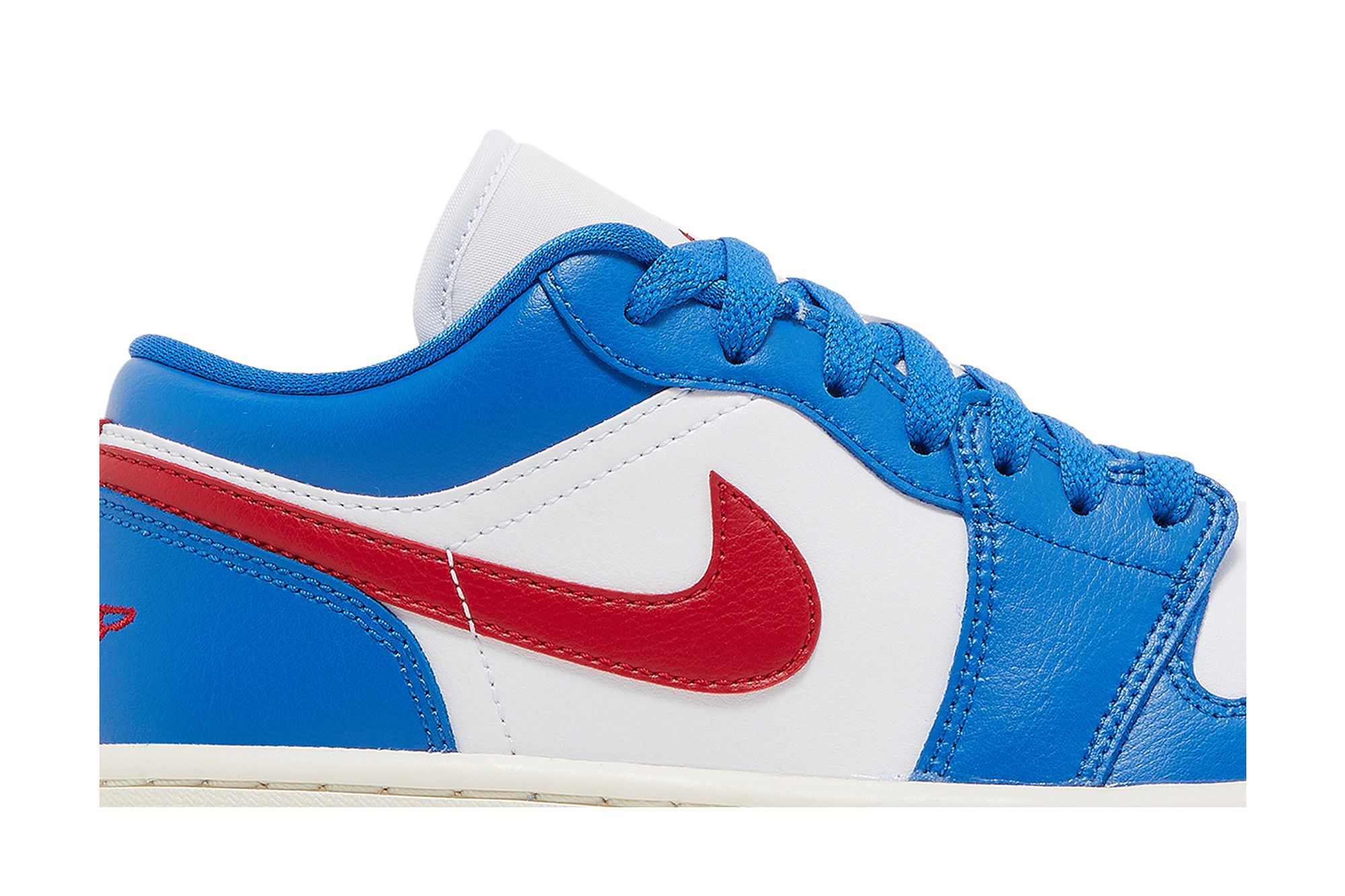 Air jordan 1 retro blue and red discount