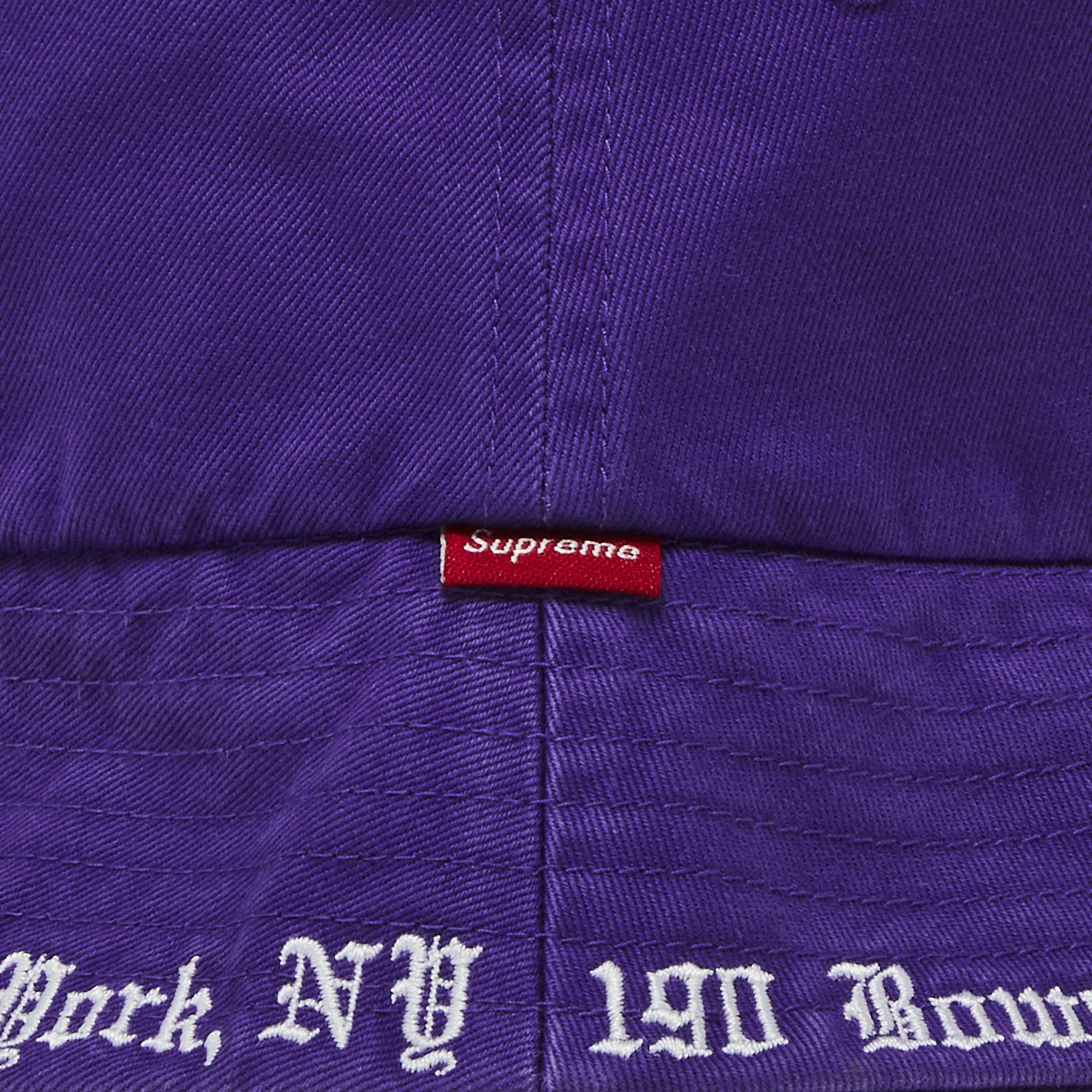 Buy Supreme Embroidered Brim Crusher 'Purple' - SS23H103