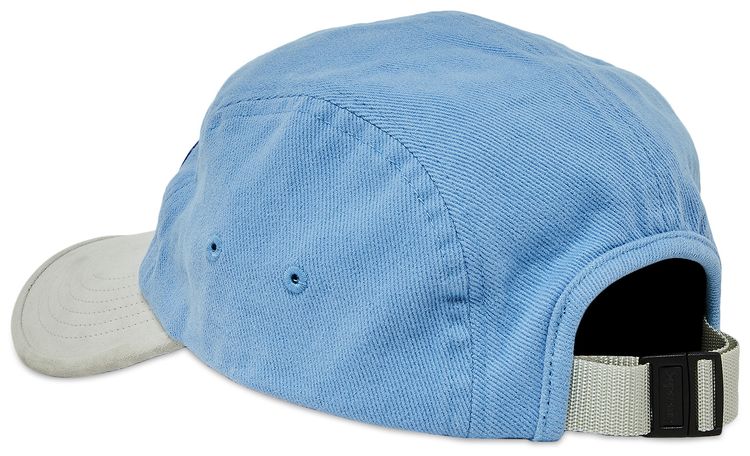 Supreme Suede Visor Camp Cap Light Blue