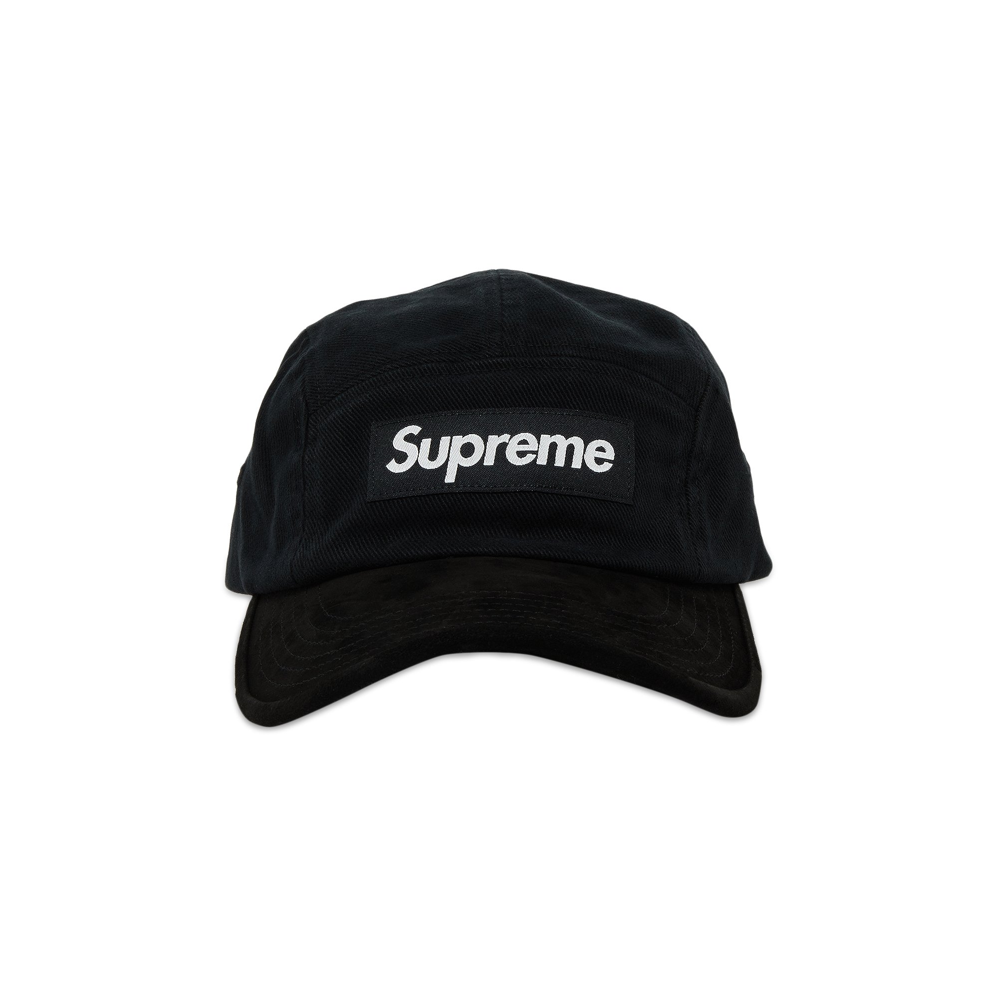 Buy Supreme Suede Visor Camp Cap 'Black' - SS23H122 BLACK | GOAT