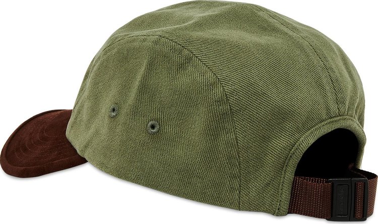 Supreme Suede Visor Camp Cap Light Olive