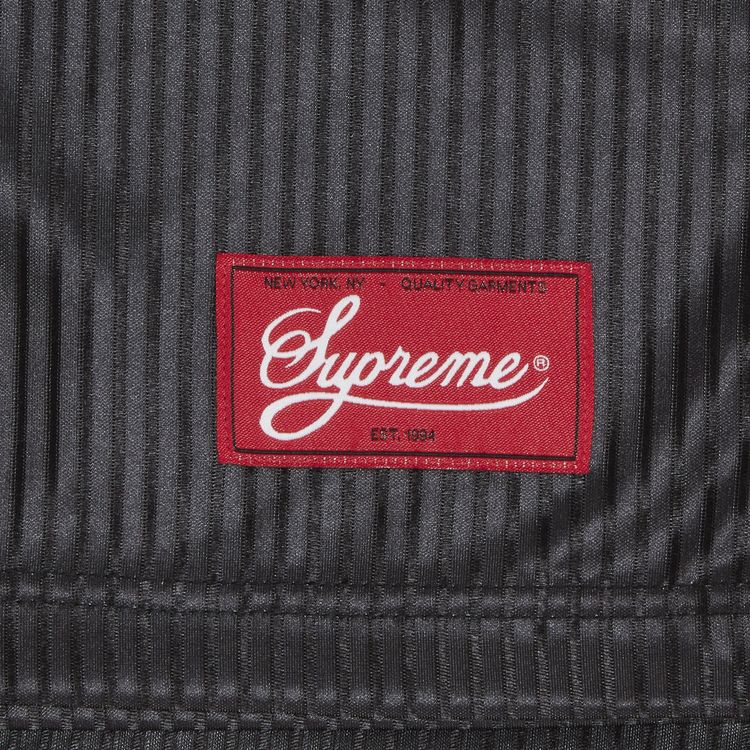 Supreme Gradient Mesh Stripe Baggy Short Black