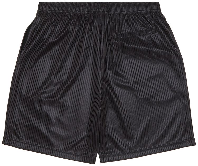 Supreme Gradient Mesh Stripe Baggy Short Black