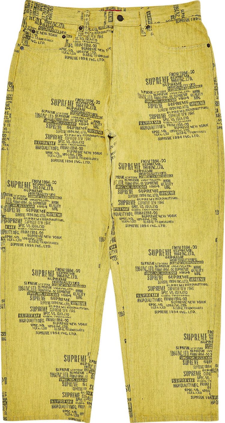 Supreme Supreme baggy denim shorts