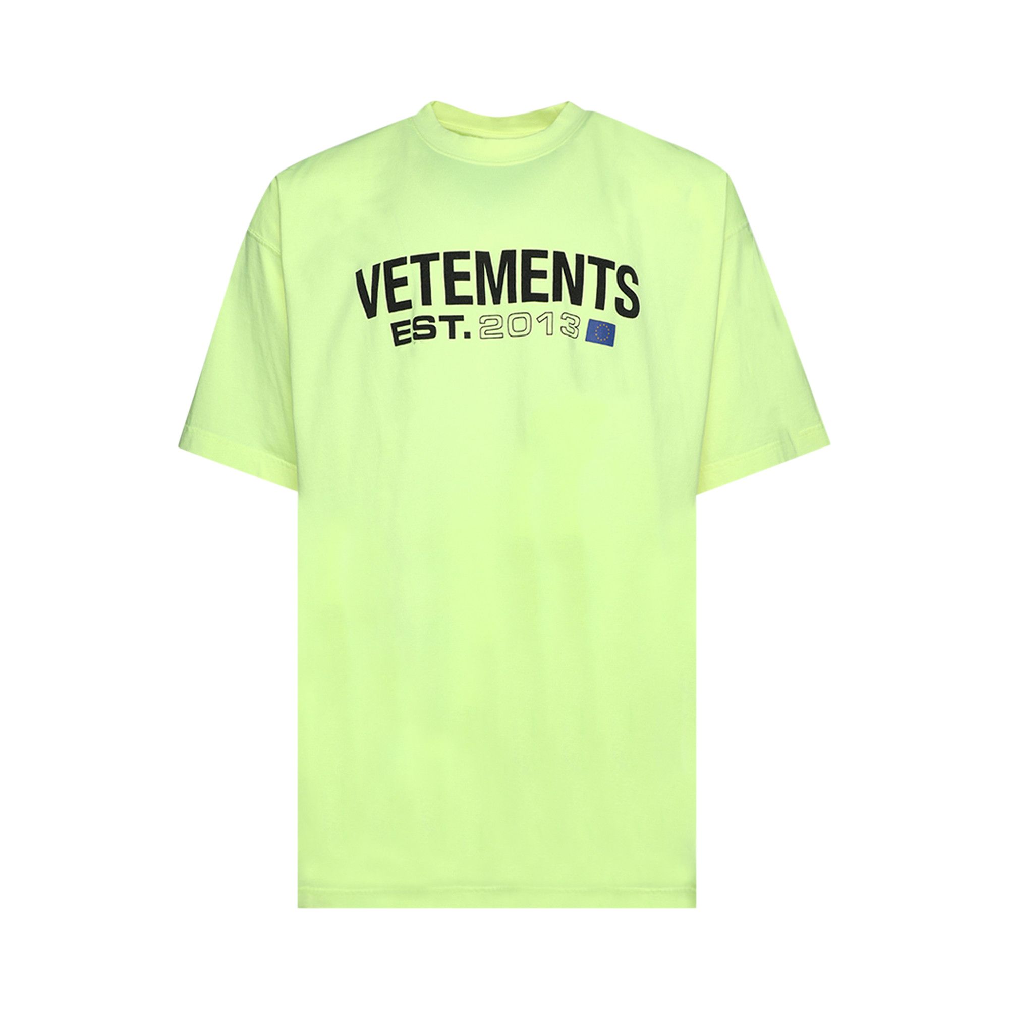 Vetements t shirt green clearance