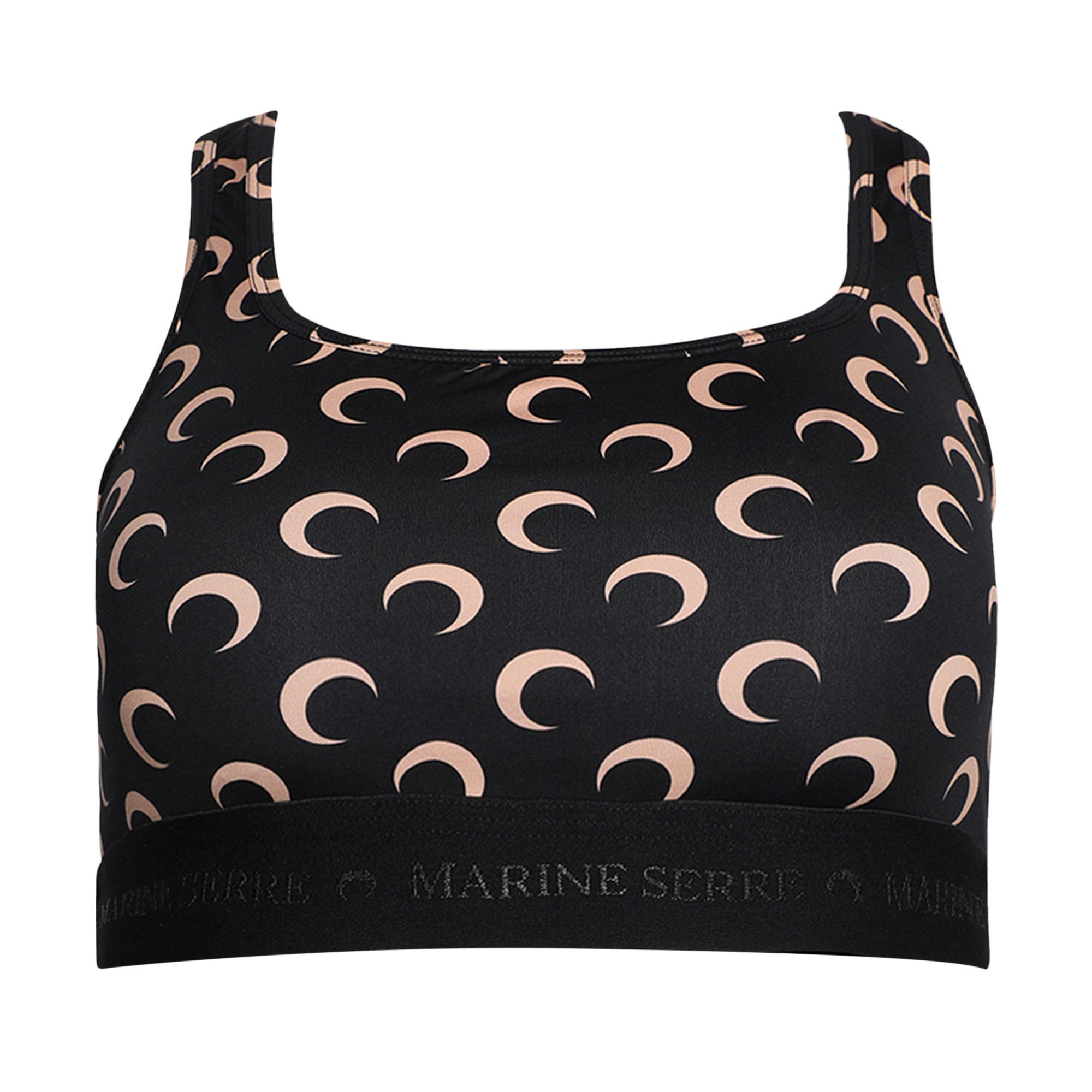 Buy Marine Serre All Over Moon Brassiere 'All Over Moon Tan On