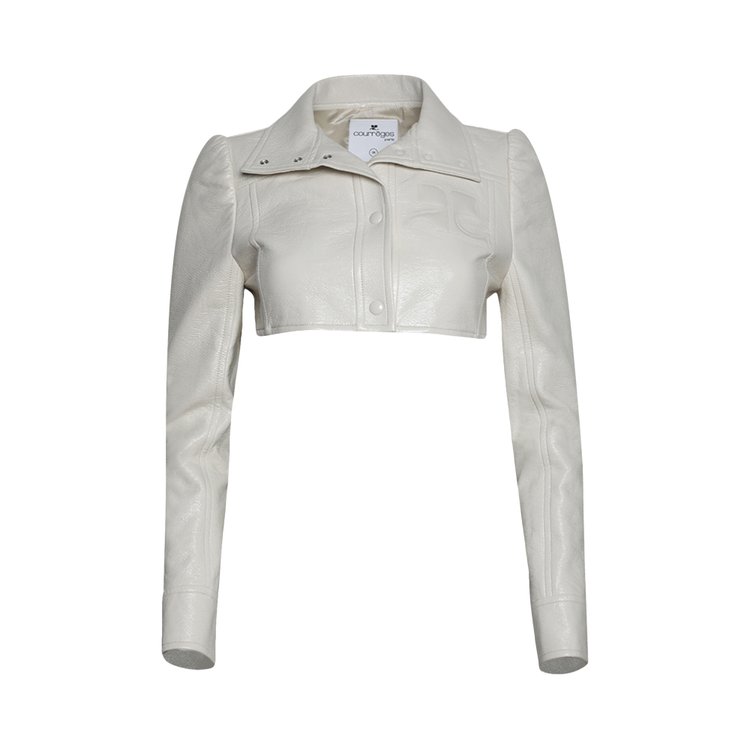 Courrèges Iconic Crop Jacket 'Blanc Casse'