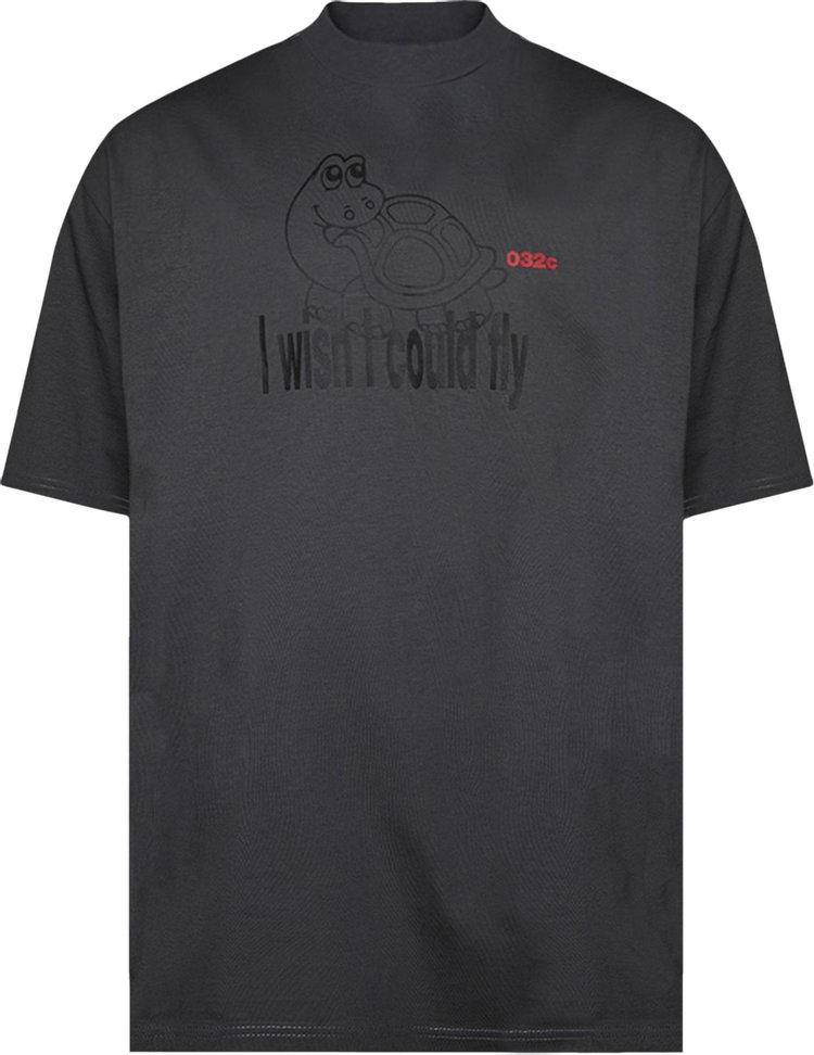 032C Birdie Oversized T-Shirt 'Olive/Grey'
