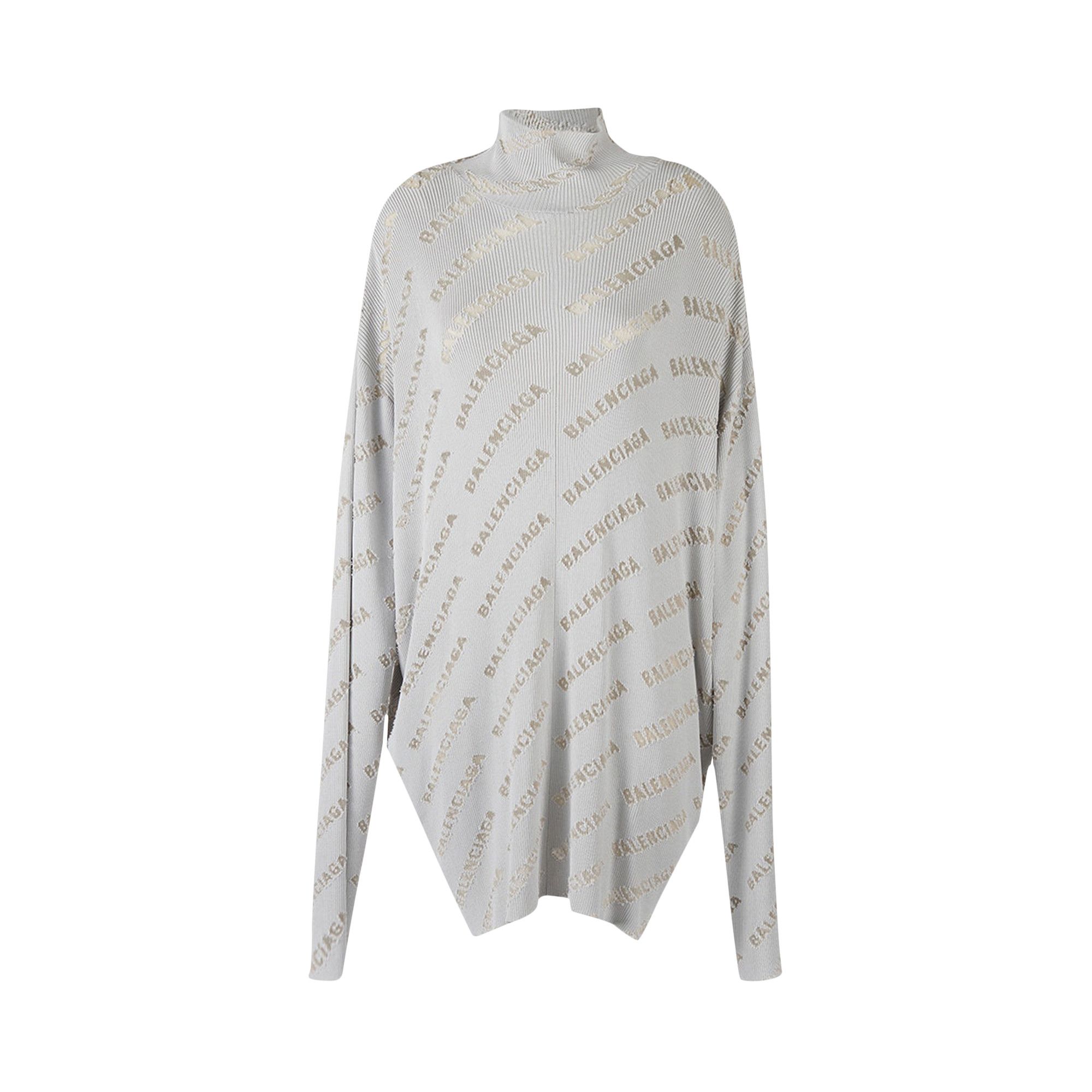 Balenciaga logo turtleneck on sale