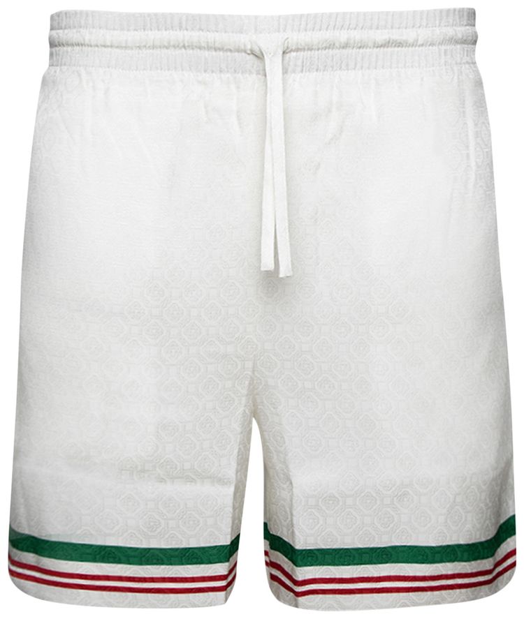 Casablanca Silk Shorts With Drawstrings Casa Way