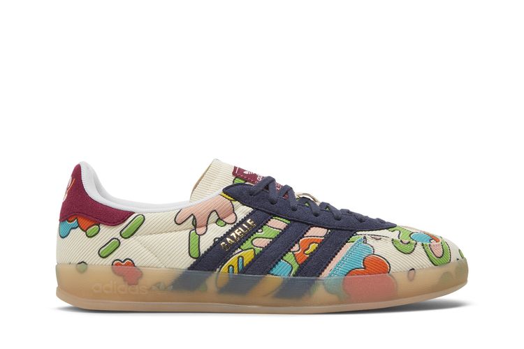 adidas Sean Wortherspoon Gazelle Indoor Retro Trainers Shoes US 10 Colorful