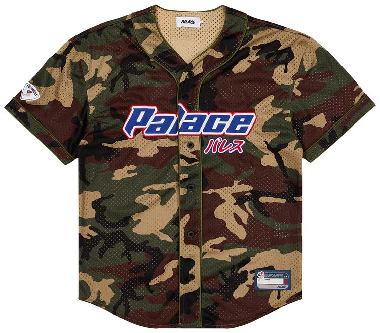 Palace Kawaii Baseball Jersey Camo