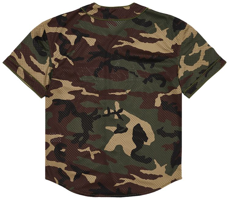 Palace Kawaii Baseball Jersey Camo