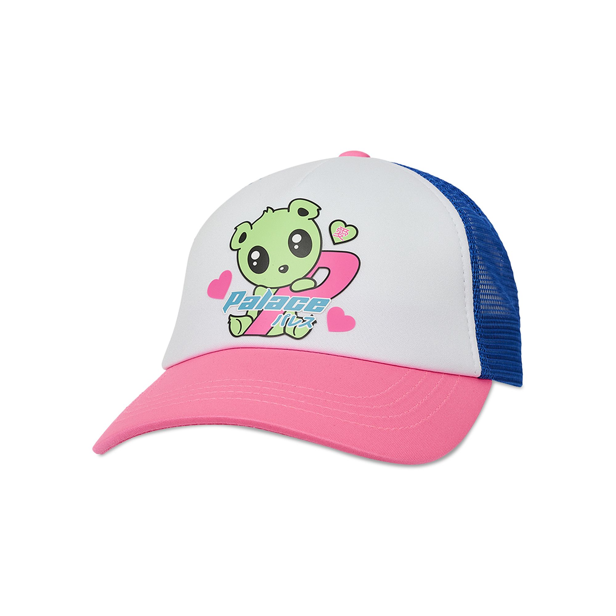 Buy Palace Kawaii Trucker 'White/Pink' - P24H127 | GOAT