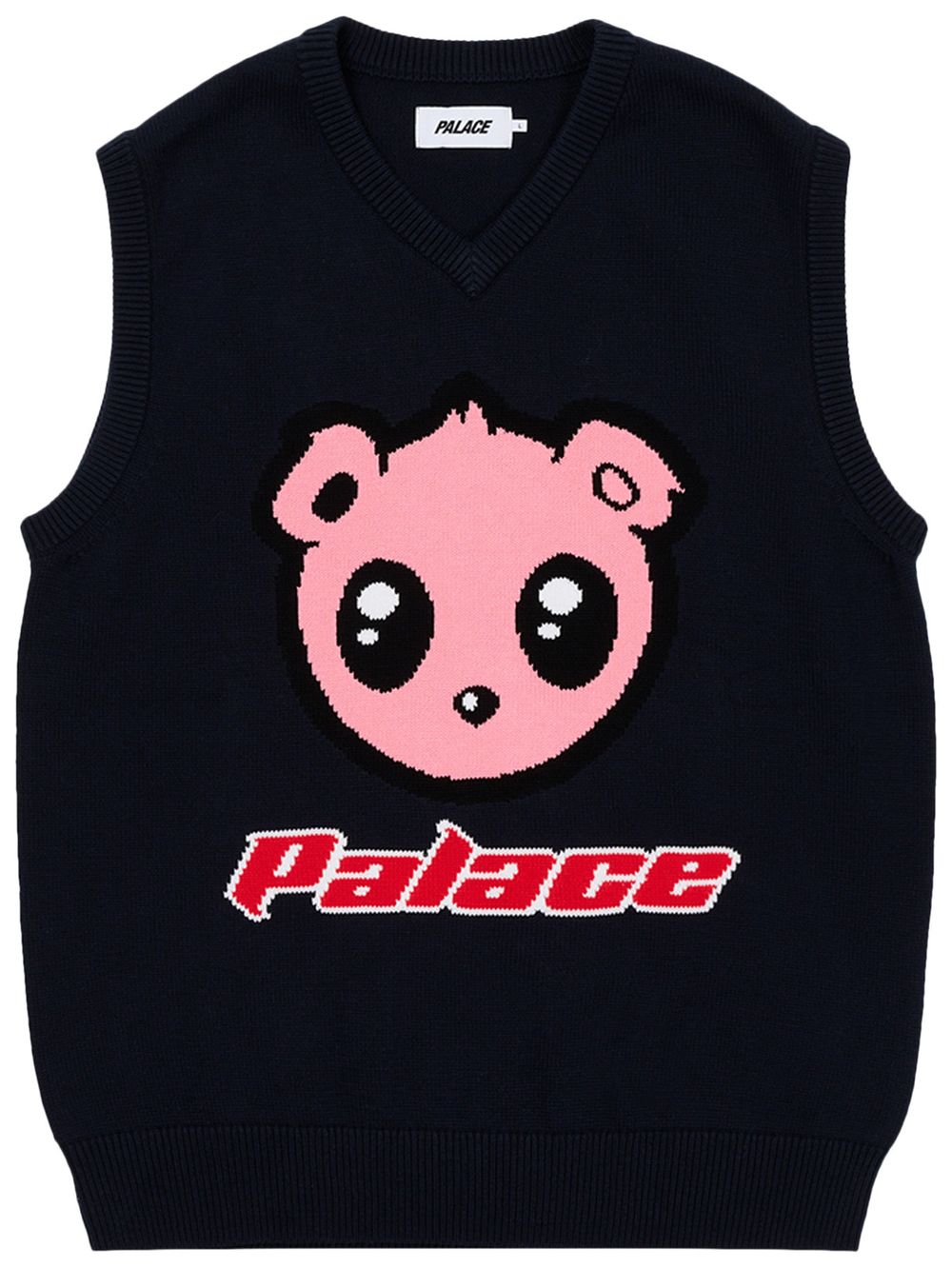 Buy Palace Kawaii Vest Knit ‘Navy’ - P24KW023 | GOAT
