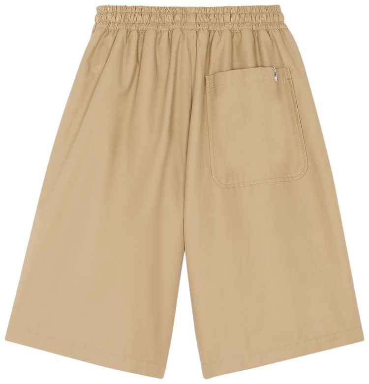 Maison Kitsune Japanese Shorts Beige