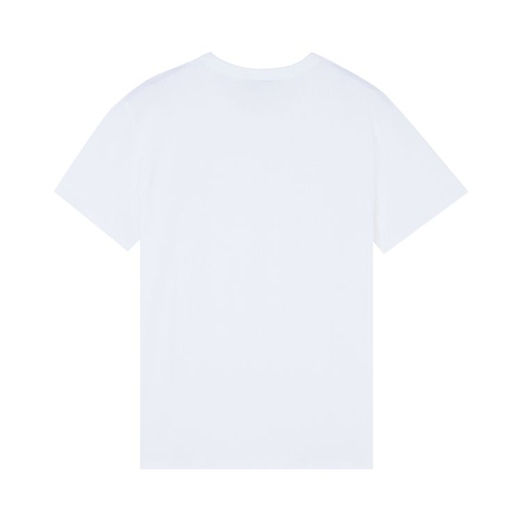 Maison Kitsune Fox Head Patch Classic Tee White