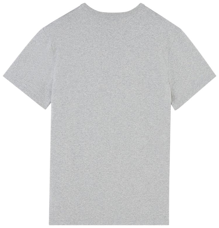 Maison Kitsune Fox Head Patch Classic Tee Grey