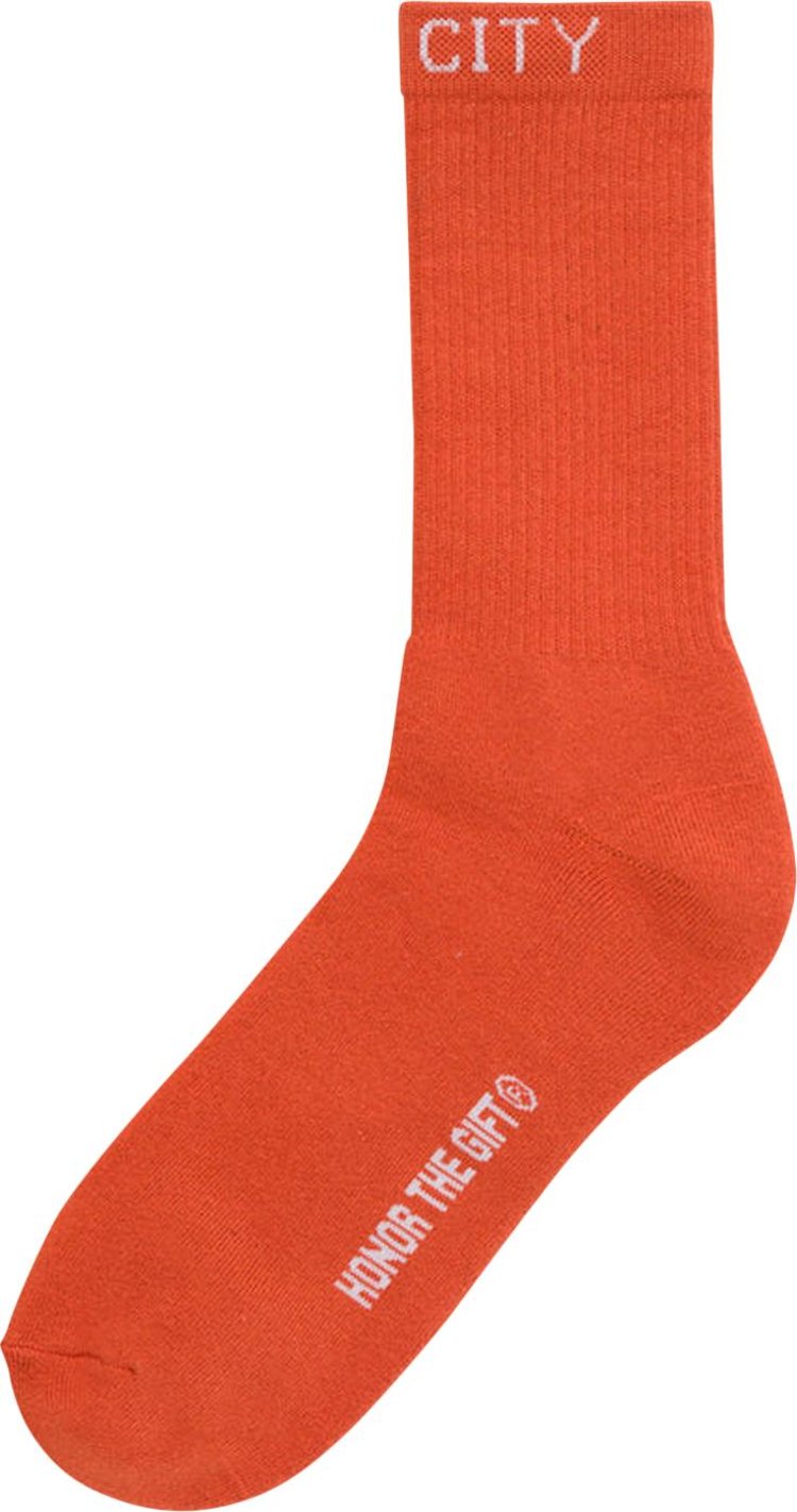 Honor The Gift Inner City Socks 'Orange'